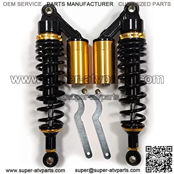340mm Universal Motorcycle Rear Air Shock Absorbers Compatible with 150CC-750CC Karting Scooter ATV Yamaha Suzuki Honda - Image 2