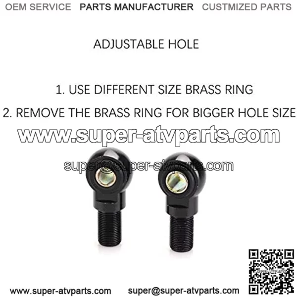 Pair Motorcycle 15 3/4 Inch 400mm Rear Air Shock Absorbers for 150cc~750cc Karting Scooter ATV Yamaha Suzuki Honda - Image 3