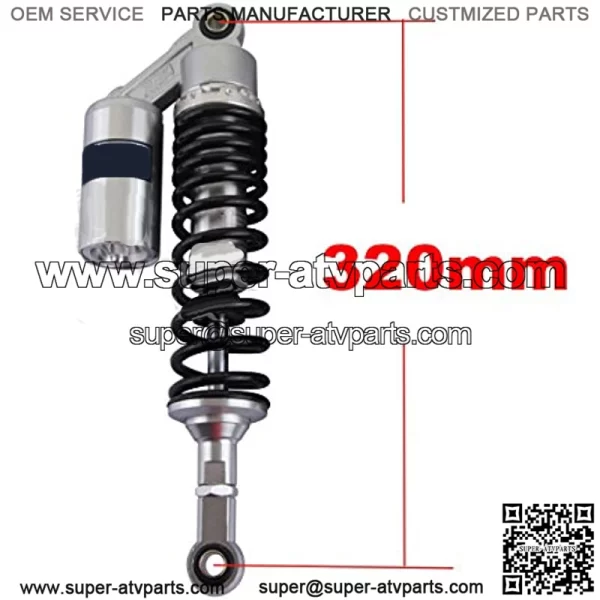 Motorcycle Air Shock Absorbers Universal Fit for Honda Suzuki Yamaha ATV Go Kart Quad Dirt Sport Bikes 320mm 12.6" - Image 3