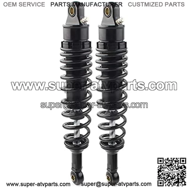 Pair 320MM Motorcycle Rear Shocks Absorbers Suspension Universal Fits for Honda Yamaha Suzuki Scooter ATV UTV Dirt Street Bike, Round End - Image 2