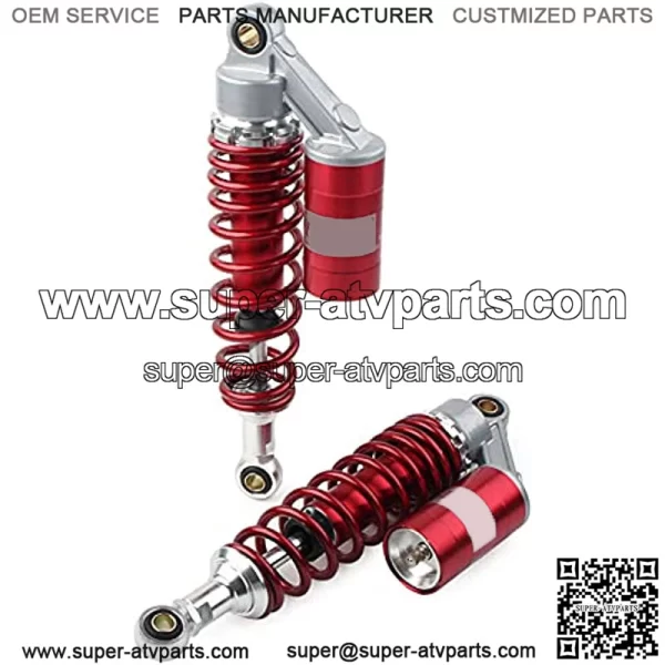 Pair Motorcycle 320mm Red Air Shock Absorbers ATV UTV Rear Suspension Shocks For ATV UTV Go Kart Quad Dirt Bikes - Image 2