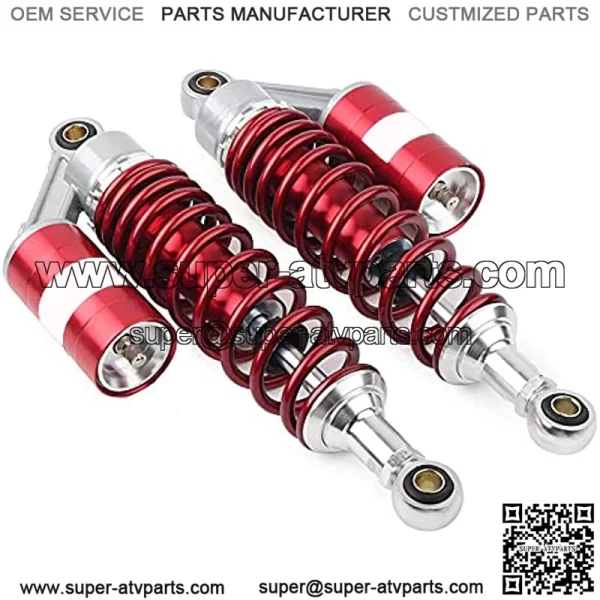 Pair Motorcycle 320mm Red Air Shock Absorbers ATV UTV Rear Suspension Shocks For ATV UTV Go Kart Quad Dirt Bikes - Image 3