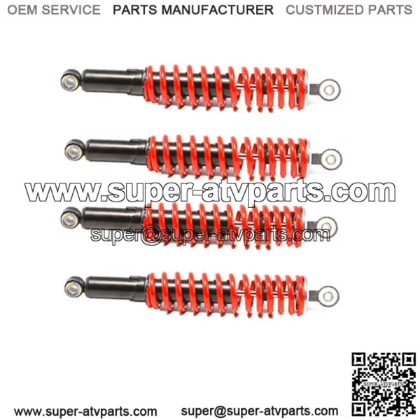 4x 350mm 14" Front Shock Absorber ATV Quad Pit Dirt Bike Go Kart Taotao Coolster