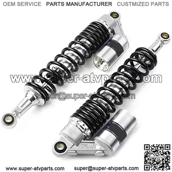 Pair 400mm Motorbike Air ATV Shock Absorbers for Honda Suzuki Yamaha Kawasaki ATV Go Kart Quad Dirt Sport Bikes - Image 2