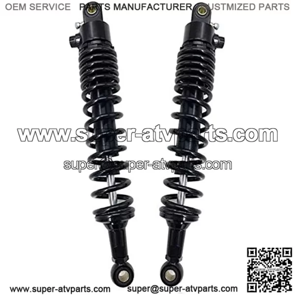 340MM 350MM 360MM 380MM Motorcycle Suspension Shock Absorbers Fit for Yamaha Suzuki Kawasaki Dirt Bikes Gokart ATV??Air Shock Absorber Rear Suspension Motorcycle Suspension (Color : 340mm 1)