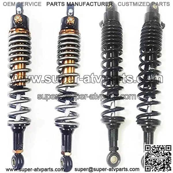 340MM 350MM 360MM 380MM Motorcycle Suspension Shock Absorbers Fit for Yamaha Suzuki Kawasaki Dirt Bikes Gokart ATV??Air Shock Absorber Rear Suspension Motorcycle Suspension (Color : 340mm 1) - Image 2