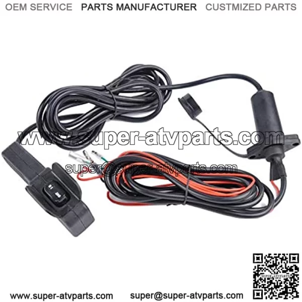3m for ATV/UTV Winch Rocker Switch Handlebar Control Line Aystem Accessories CeXaoYg - Image 2