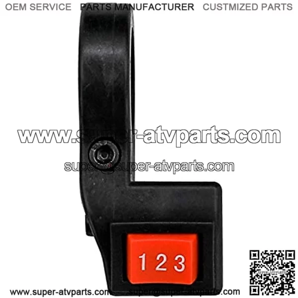 3-Speed Module Switch, 22mm 7/8 inch Handlebar Electric 3 Speed Module Switch for Motorcycle E-Bike Scooter - Image 2