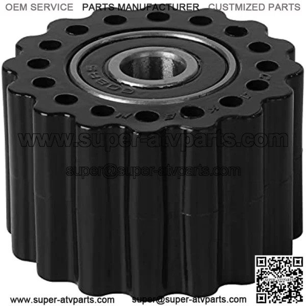 PRO CAKEN Universal 8mm Motorcycle Idler Sprocket, Motorcycle Idler, 8mm Drive Chain Pulley Roller Slider Tensioner Wheel Guide for Pit Dirt Mini Bike Motorcycle ATV Motorcycle-Black