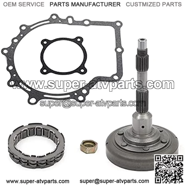 Wet Clutch Kit for CFMoto 500 MC Models (2007-2016), for CFMoto UForce CForce 500, for CFMoto CF500, for CFMoto X5 LWB/SWB, for CFMoto Rancher 500, Clutch Cover + Bearing + Gaskets