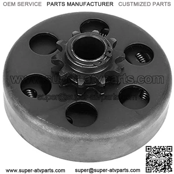 Engine Clutch, 19mm Bore 10T Engine Centrifugal Clutch 3/4" 40/41/420 Chain Fit for Go Kart ATV Mini-Bike - Image 2