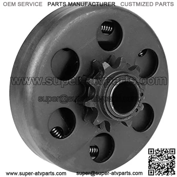 Engine Clutch, 19mm Bore 10T Engine Centrifugal Clutch 3/4" 40/41/420 Chain Fit for Go Kart ATV Mini-Bike - Image 4