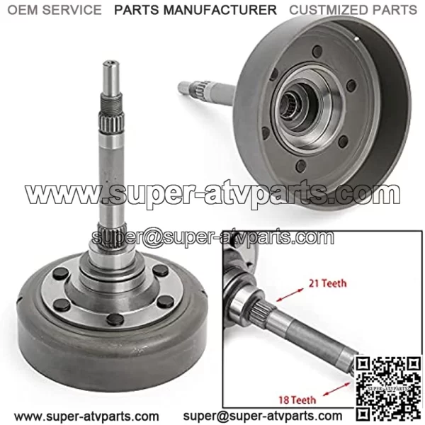 For Hisun UTV 500 700 Clutch Primary Fixed Sheave/Primary Dry Clutch CVT Sheave Assy/Clutch Cover Housing/Pad Shoe/Bearing/Gasket/Flange Nut/Oil Seal/Oil Filter kit - Image 2