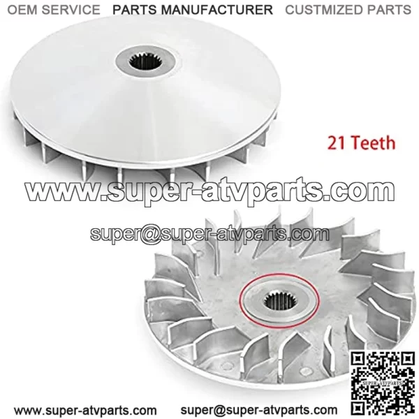 For Hisun UTV 500 700 Clutch Primary Fixed Sheave/Primary Dry Clutch CVT Sheave Assy/Clutch Cover Housing/Pad Shoe/Bearing/Gasket/Flange Nut/Oil Seal/Oil Filter kit - Image 4