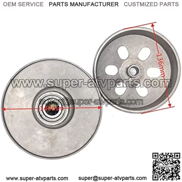 Gy6 150cc high performance clutch set??include clutch Assembly and Variator Assembly with 842 belt, fit for GY6 125cc And 150cc 4-Stroke Engine Scooter ATV Taotao Roketa Sunl - Image 3