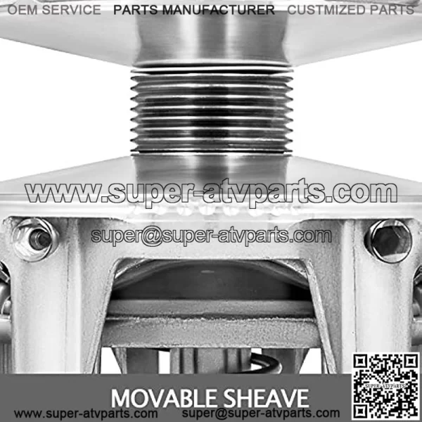 Primary Drive Clutch Assembly for Polaris Sportsman 500 4X4 1998 1999 2000 2001 2002 2003 2004 2005 1321706 silver - Image 4