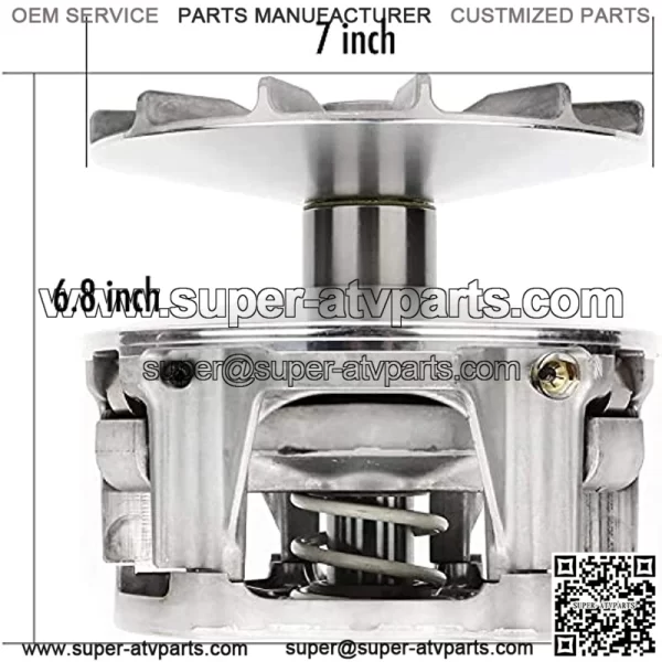 Polaris RZR 1000 XP & S Drive Clutch Aluminium Alloy Powersports Clutch Compatible with 2014-2020 RZR 1000 XP XP4 & 2016-2019 RZR 1000-S Models, with Weights & Spring - Image 2