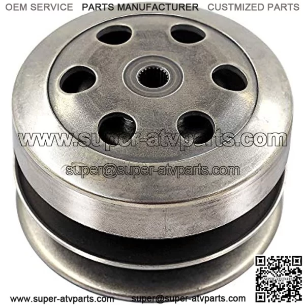 Driven Pulley Rear Clutch for GY6 49cc 50cc 80cc 139QMB engine, Complete GY6 Clutch Compatible Scooter Moped ATV Go Kart Taotao Roketa Sunl