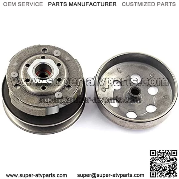 Driven Pulley Rear Clutch for GY6 49cc 50cc 80cc 139QMB engine, Complete GY6 Clutch Compatible Scooter Moped ATV Go Kart Taotao Roketa Sunl - Image 2