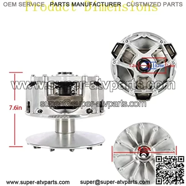 Primary Drive Clutch Complete Replacement for 2016-2021 Polaris Rzr Turbo Xp 1000 925cc - Image 4