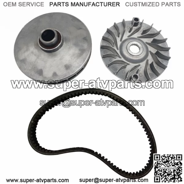Primary Clutch W/ Drive with Belt For Linhai Bighorn 400 ATV UTV CUV 27254 US - Image 4