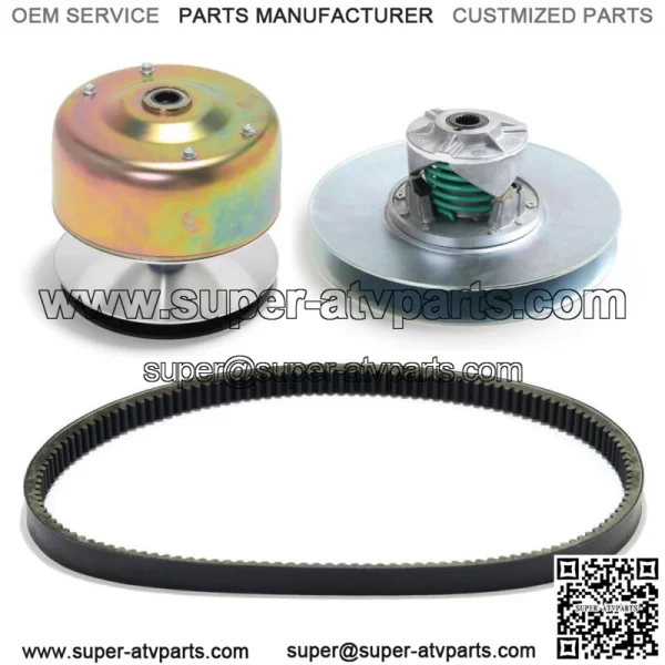 For John Deere 4X2 TX Turf Gator Primary Drive & Secondary Driven Clutch w/ Belt