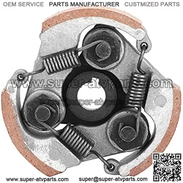 Mini Pocket Bike Clutch, Waterproof 3-Shoes Centrifugal Clutch Replacement Fits for 47cc 49cc Mini Moto for Dirt Bike ATV