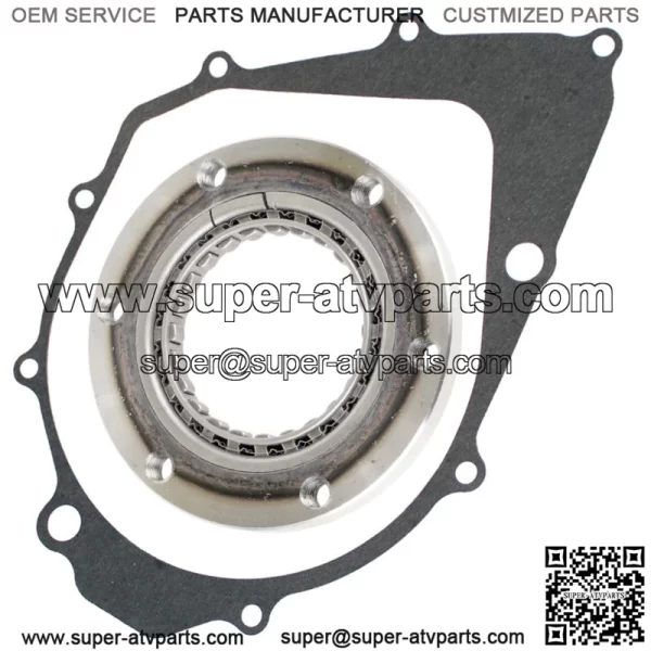 Starter Clutch & Gasket for Yamaha Moto-4 350 YFM350 1987-1990 1992 1993 94 95