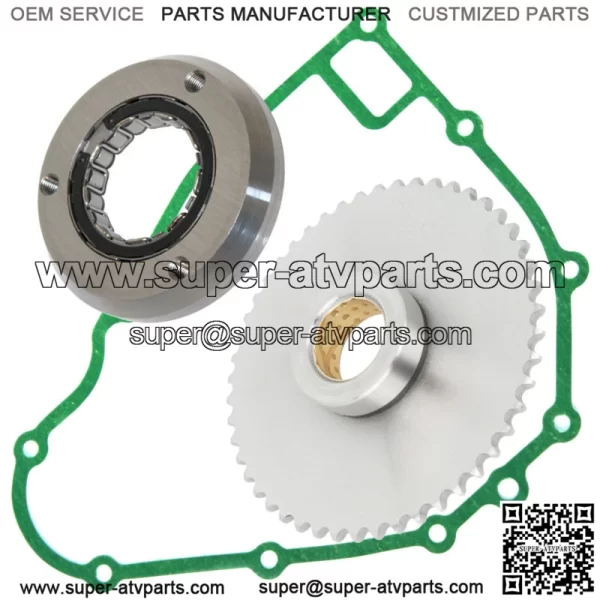 Starter Clutch Idler Gear Gasket Set For Kawasaki Bayou 300 KLF300 C 4X4 89-2004