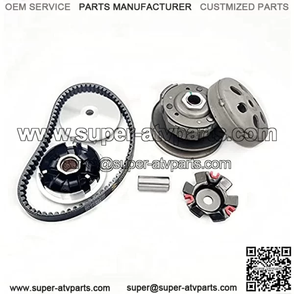 high GY6 150CC scooter 152QMI 157QMJ Engine Clutch Assy.Taotao kart ATV four wheel 743 belt - Image 3
