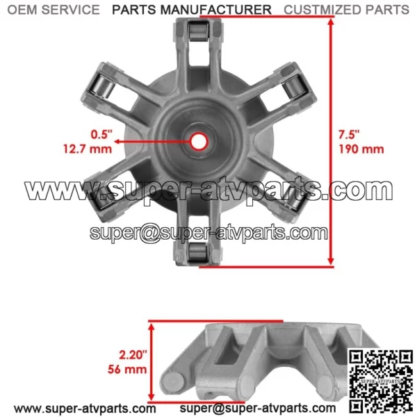 New ListingGovernor Cup Assy & Clutch Weight Can-Am Outlander 570 2018 21-22 / DPS 2019-22 - Image 2