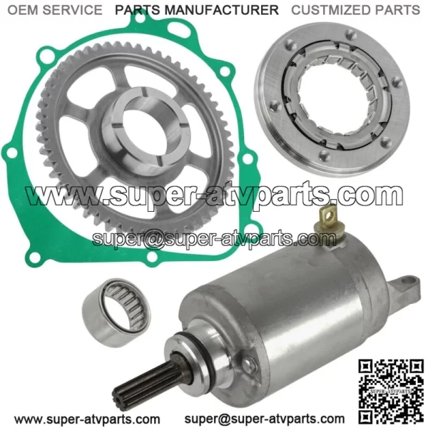 Starter Motor w/ Gear Bearing Gasket for Suzuki Quadracer 450 LT-R450Z 2006-2009