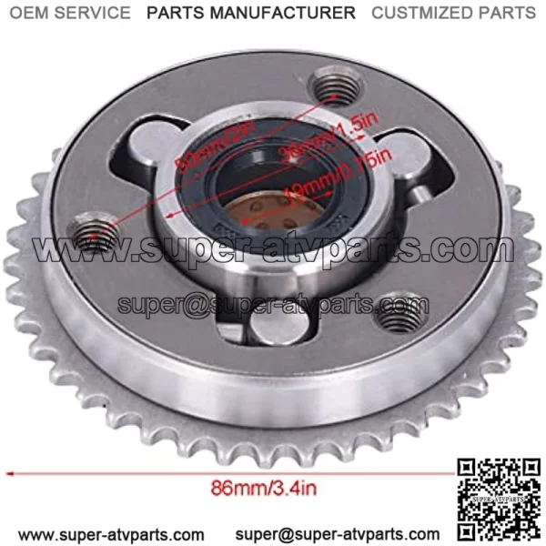 Starter Clutch Drive Assembly Starter Drive Clutch Assembly 41T for 50cc 70cc 90cc 110cc 125cc Engine Go Kart Dirt Pit Bike - Image 2