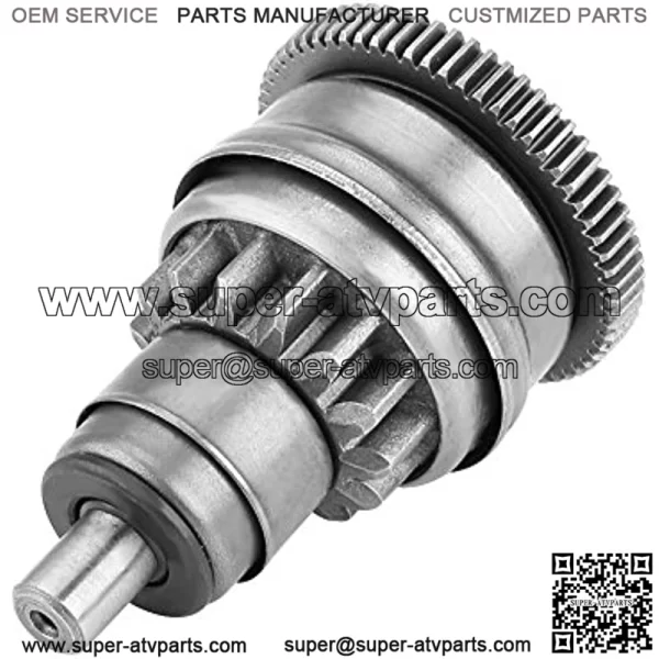 Starter Gear Clutch Assembly Gear Clutch Starter Motor Starter Motor Clutch Gear Assembly for GY6 49cc 50cc 139QMB Scooter Mopeds ATV