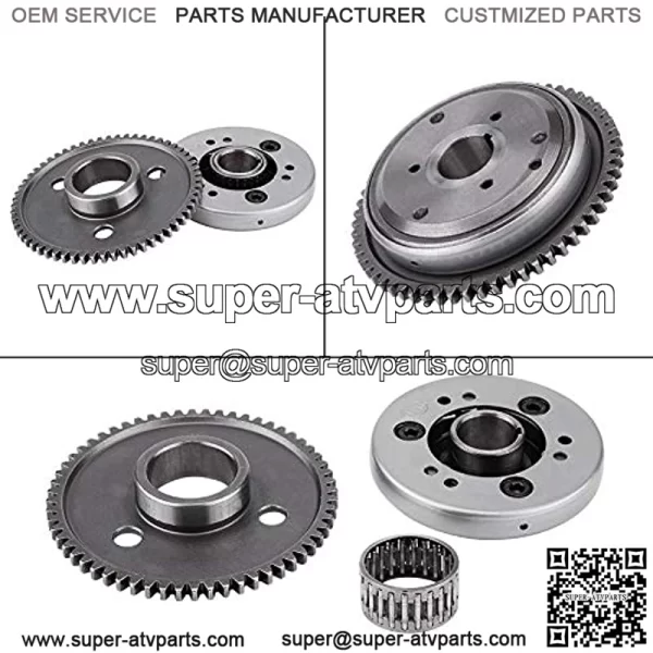 Starter Drive Clutch, Primary Starter Drive Sprag Clutch Universal for Scooter Moped GY6 125CC 150CC 152QMI 157QMJ ATV Drive Clutch - Image 4