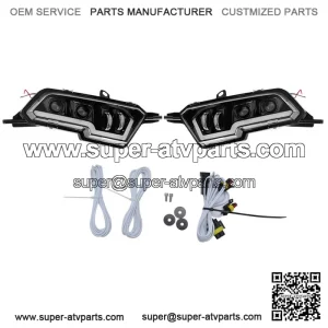 Front led lights with halo Sportsman 570 1000 2415094 2415095