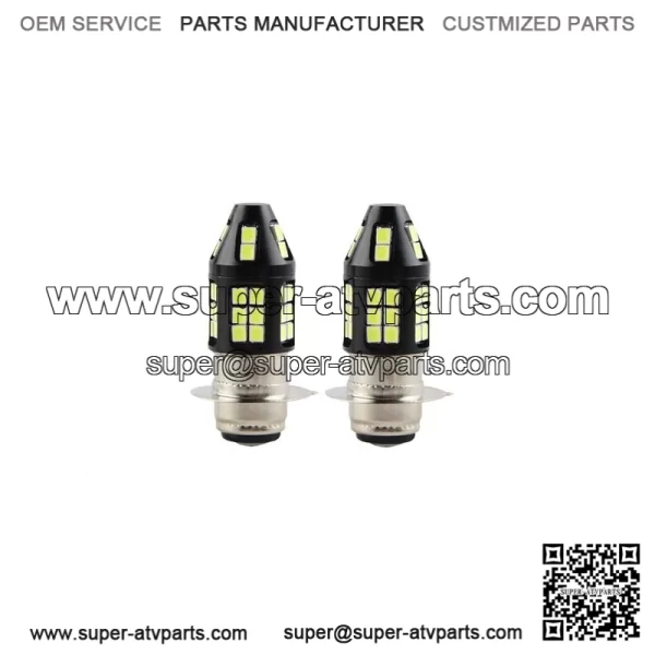 2pcs Headlight For Yamaha YFZ450 YFZ450R Raptor 700 700r LED Light Bulb 8000K - Image 2