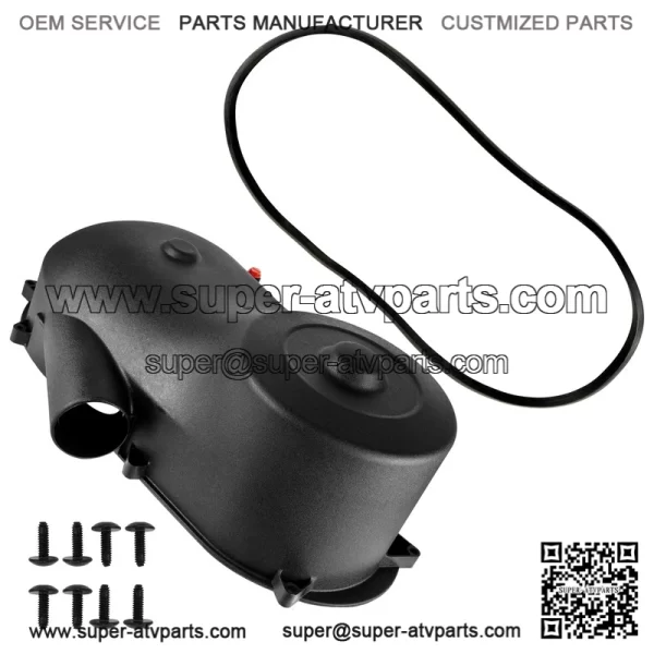 Polaris Scrambler 500/Trail Blazer/Boss 330 2010 CVT Clutch Belt Outer Cover - Image 4