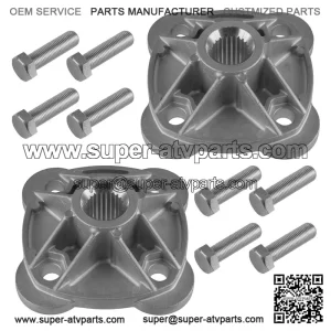Polaris Scrambler 500 1997-1998/2005-2012 Rear Wheel Hubs w/Hardware (Left/Right)
