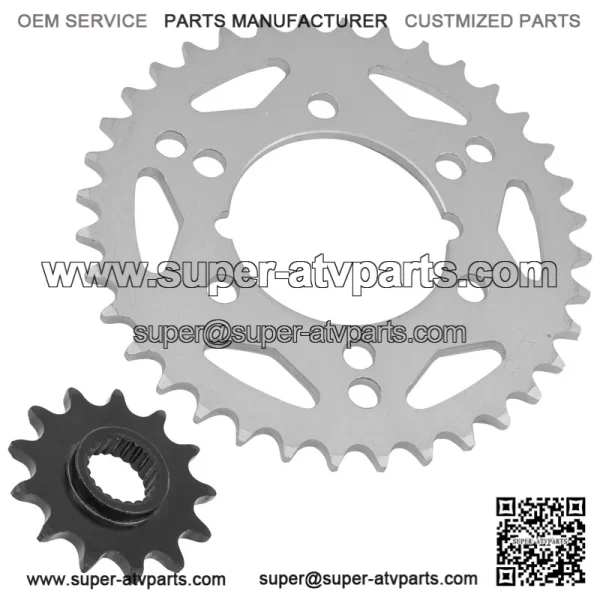 Polaris Scrambler 500 4X4 2000-2011 Front/Rear Sprockets Kit - Image 4
