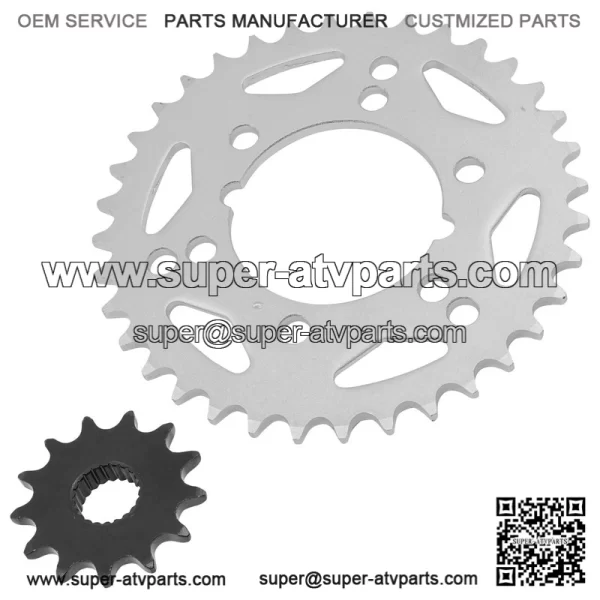 Polaris Scrambler 500 4X4 2000-2011 Front/Rear Sprockets Kit - Image 5