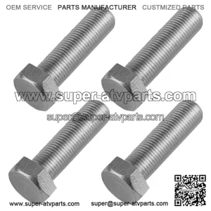 Polaris Scrambler 500 4X4 1997-2012 / 2X4 2001-2002 Rear Wheel Hub Bolts (4)