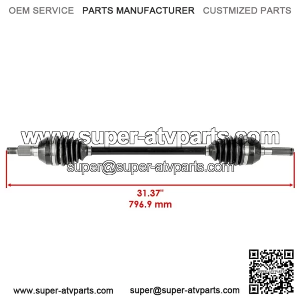 Can-Am Maverick X3 900 HO 2018 Front CV Axles (Left & Right Set) - Image 2