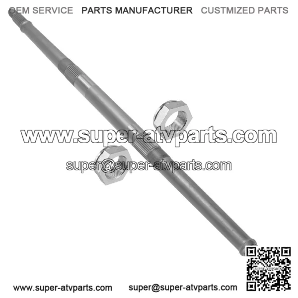 Polaris Scrambler 400/500 2X4/4X4 2002 Rear Axle Shaft w/Nut - Image 5