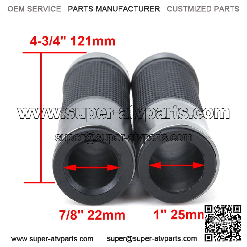 22MM 7/8" Handlebar Rubber Gel Hand Grips Universal Motorcycle Dirt Bike ATV (For: CF-Moto) - Image 2
