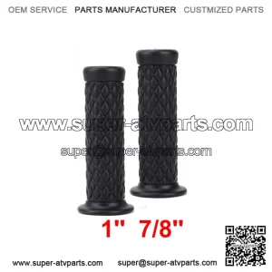 22mm 7/8" Hand Grips Handlebar For Honda Kawasaki Suzuki  ATV Dirt Street Bike  (For: Honda)