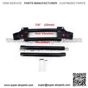 ATV 7/8" 22mm CNC Anti Vibration Handlebar for Yamaha Raptor 350 660 700 Banshee (For: Yamaha)