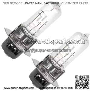 2 Headlight Halogen Bulb fits Honda TRX450ER Electric Start 2006 2007 2008-2014