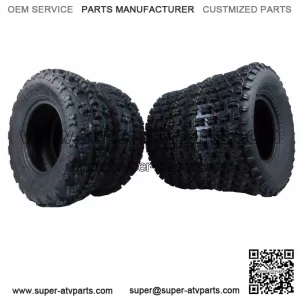 21x7-10 & 20x10-9 ATV TIRE SET (All 4 Tires) Kawasaki KFX400 450R Suzuki LTZ400
