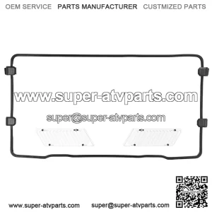 2-IN-1 Vented Front Windshield for CFMOTO UFORCE 1000/XL 2019-2025